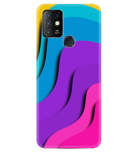 INFINIX Hot 8 9 10 11S Hot 10 Play 10T Kılıf Desemli Silikon Renk Cümbüşü 1631