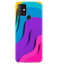INFINIX Hot 8 9 10 11S Hot 10 Play 10T Kılıf Desemli Silikon Renk Cümbüşü 1631