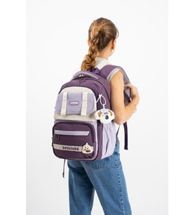 Ventis Unisex Okul Çantası Lise Ortaokul Sırt Çantası 43*30 Cm Su Geçirmez Kumaş Çok Cepli Vnt5-F