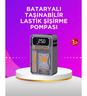 Mini Boy Elektrikli Şarjlı Yüksek Basınçlı Lastik Şişirme Pompası