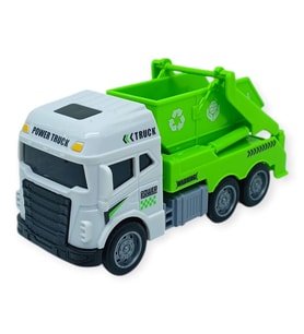 Temizlik Araçları Serisi - Sürtmeli Kamyon 12 cm  - 3626