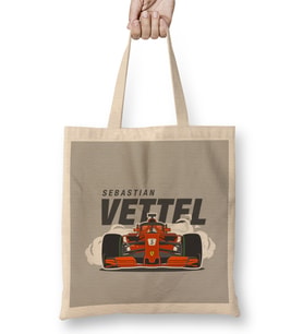 Sebastian Vettel 02 Bez Çanta Uzun Saplı