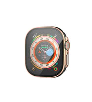 Mey İthalat® Watch 49Mm Legend Camlı Kasa Ekran Koruyucu - Siyah-Gold