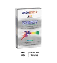 Actomins Energy Tribulus, Kırmızı Kore Ginsengi, L-arjinin İçeren Gıda Takviyesi