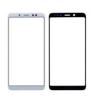 Xiaomi Redmi Note 5 Pro  Dokunmatik Ön Cam - Okalı (EKRAN DEĞİLDİR) (Beyaz)