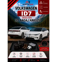Volkswagen Id7 2023 - 2026 Araca Özel 3D Bagaj Havuzu
