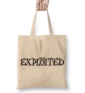 The Exploited Pistols Misfits Ramones Discharge Bez Çanta Uzun Saplı