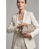 Intreccio Örme Deri Kadın Omuz & Portföy & Clutch Çanta