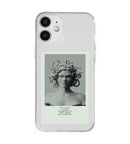 Iphone 12 Uyumlu Medusa Tasarımlı Şeffaf Telefon Kılıfı