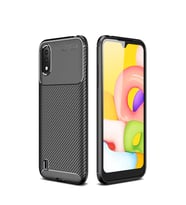 Lexroo Galaxy A01 Kılıf Negro Silikon Kılıf - Siyah