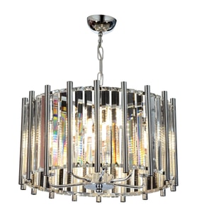 AVONNI AV-65222-K45 Krom Kaplama Modern Avize E14 Metal Kristal 45cm