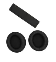Sennheiser HD201 HD201S HD180 HD206 Uyumlu Kulaklık Pedi ve Kafa Bandı  (Siyah)