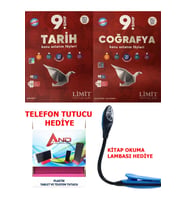 Limit Yayınları 2024-2025 9 Sınıf Tarih-Coğrafya Yeni Maarif Modeli GÜNCEL Videolu Konu Anlatımı Seti (Çok Renkli)