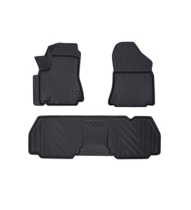 Peugeot Partner 2008-2018 ile Uyumlu Carbon Desenli Ultra Premium Havuzlu Oto Paspas (Çok Renkli)
