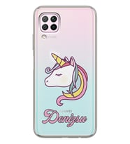 Huawei Unicorn Tasarımlı Şeffaf Telefon Kılıfı