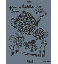 New Seri N-200 Stencil 35X25 Cm
