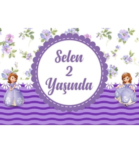 Peri Temalı Doğum Günü Afişi