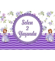Peri Temalı Doğum Günü Afişi