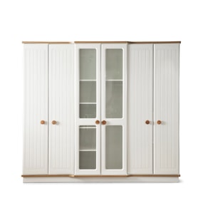 KAYRA MDF 6 KAPILI DOLAP  (Çok Renkli)
