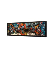 Grafiti Çerçeveli Mdf Tablo