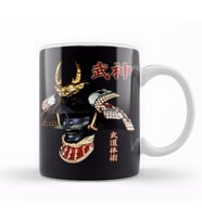 Bujinkan Samurai Kabuto Kupa Bardak Porselen