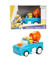 Minions Sesli ve Işıklı Figürlü Dönen Araba Bob & Stuart Karakterli 3 Mod ve Engel Tanımayan Eğlence