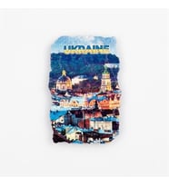 Ukrayna Kiev Fresco Magnet (Karışık)