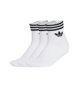 Adidas 3S Ankle S 3P Çorap (3 Çift) JV7435 Beyaz