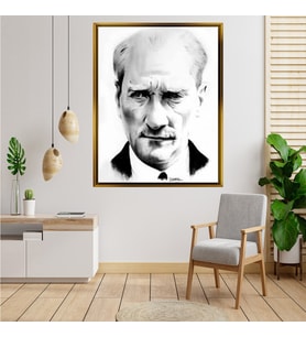 ÇERÇEVELİ ATATÜRK TABLO S308