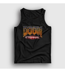 Presmono Unisex Siyah Logo Oyun Doom Eternal Atlet 459747tt