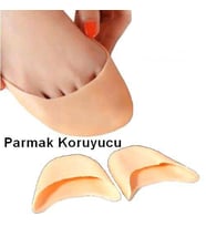 2 li Silikon Parmak Gömleği Ayak Parmak Koruyucu Tüm Parmakları Kapatan Ayak Bunyon Gömlek