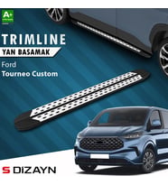 S-Dizayn Ford Tourneo Custom 2 Kısa Şase TrimLine Gri Yan Basamak 223 Cm 2023 Üzeri