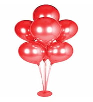 RENKLİ BALON STANDI 7 Lİ BALONLU (Kırmızı)