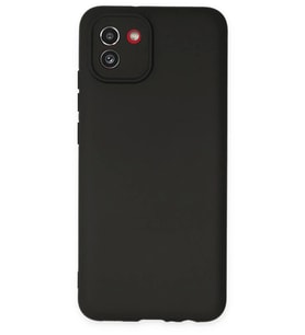 Newface Samsung Galaxy A03 Kılıf First Silikon - Siyah