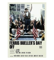 Ferris Bueller's Day Off Alternatif (1) Tablo Ahşap Poster Dekoratif