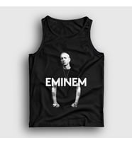 Presmono Unisex Siyah Slim Shady Eminem Atlet 156068tt