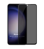 Microsonic Samsung Galaxy S23 FE Privacy 5D Gizlilik Filtreli Cam Ekran Koruyucu Siyah