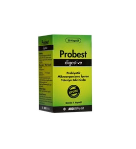Probest Digestive Probiyotik Takviye Edici Gıda 20 Kapsül (Krem)