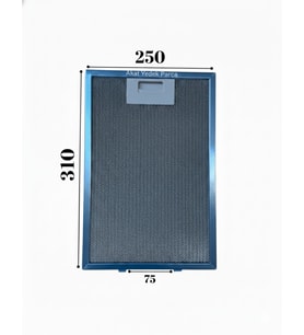 Bosch İle Uyumlu DWW091350B Davlumbaz Metal Yağ Filtresi