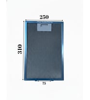 Bosch İle Uyumlu DWW091350B Davlumbaz Metal Yağ Filtresi