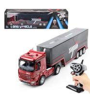 Long Vehicle 55 cm Uzaktan Kumandalı Dev Tır: Ayrılabilir Konteyner, Sesli ve Işıklı Fonksiyonel RC