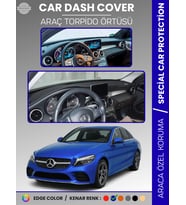 MERCEDES C-CLASS W205 (2014-2020) Torpido Örtüsü Premium Kalite Torpido Koruma Özel Kesim UV Koruma