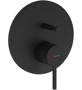 Vitra Origin A4262036 Ankastre Banyo Bataryası, Sıva Üstü, Mat Siyah