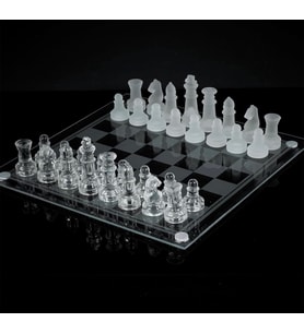 Cam Satranç Takımı 25*25cm