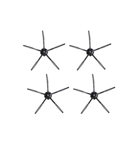 Roborock S50/S55 Maxv Uyumlu 4 ADET SİYAH YAN FIRÇA