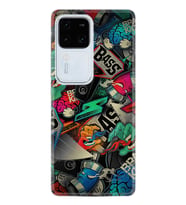Vivo V30 Kılıf Desenli Silikon Platinium Series Bass 1886