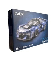 VAGONLIFE CADA C55051W GECE FLAŞI SPOR ARABA MODELİ 162 PARÇA BLOCK OYUNCAK 6+
