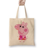 Chibi Peppa Pig Bez Çanta Uzun Saplı
