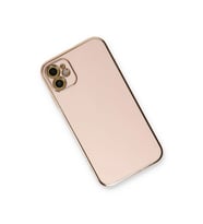 İphone 11 Kılıf Volet Silikon - Pembe