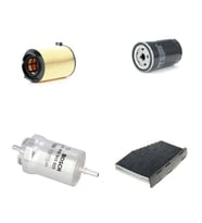Bosch Filtre Bakım Seti Volkswagen Golf 5 1.6 Benzin 2004-2005 Hava + Yağ F + Yakıt F. + Polen Bosch